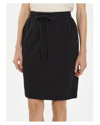 Fusta dama,  104291, Negru, Bumbac