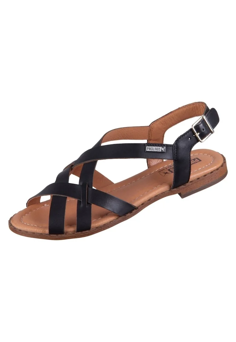 Sandale dama,  609352, Sintetic, Negru