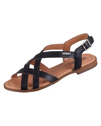 Sandale dama,  609352, Sintetic, Negru