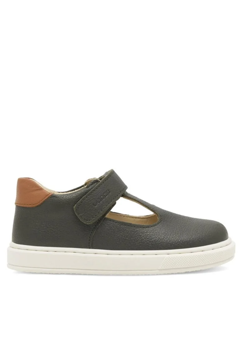 Pantofi copii, 65990,  Piele naturala, Kaki
