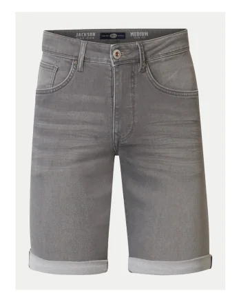 Pantaloni scurti barbati,  303710620, Gri, Bumbac