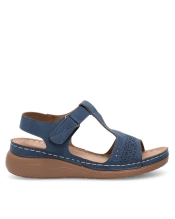 Sandale dama,  Sintetic, Bleumarin, Bleumarin