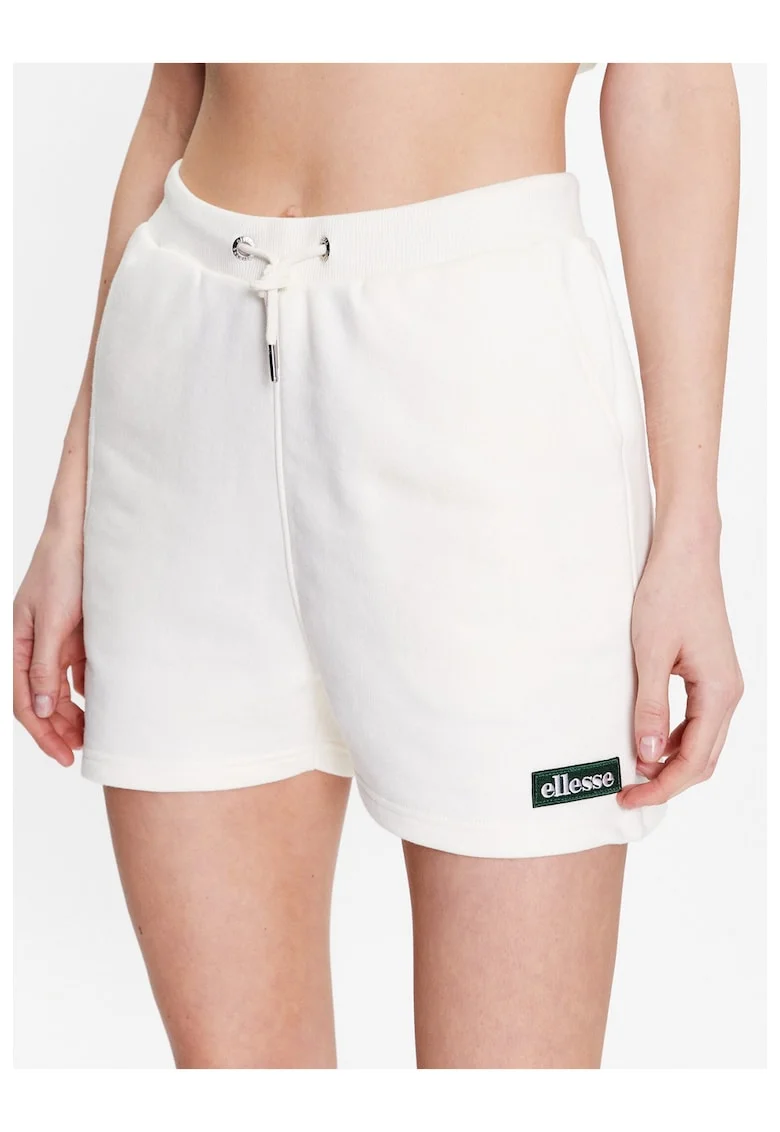 Pantaloni scurti dama,  302873791, Bumbac, Alb, Alb