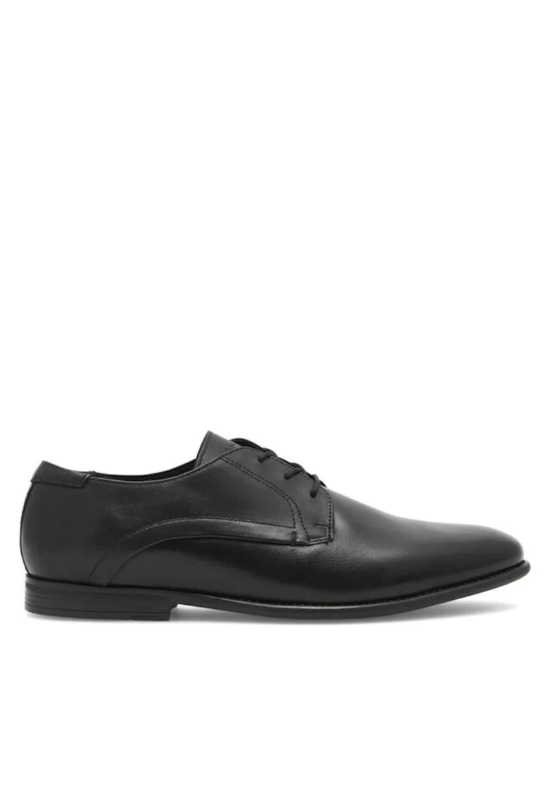 Pantofi barbati,  590558828967839, Piele naturala, Negru