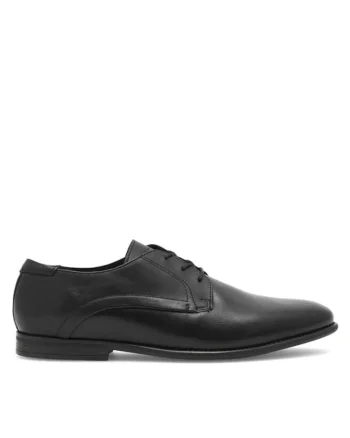 Pantofi barbati,  590558828967839, Piele naturala, Negru