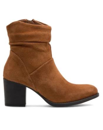 Botine dama,  590558808620838, Piele naturala, Maro