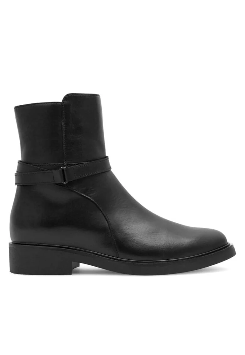 Botine dama,  590558818157636, Piele naturala, Negru