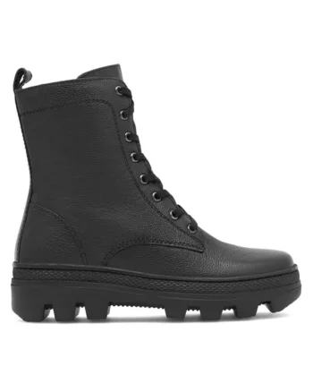 Botine dama,  590558805976937, Piele naturala, Negru