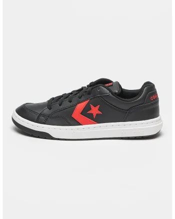 Pantofi sport de piele ecologica cu logo Chuck Taylor All Star, Rosu/Negru