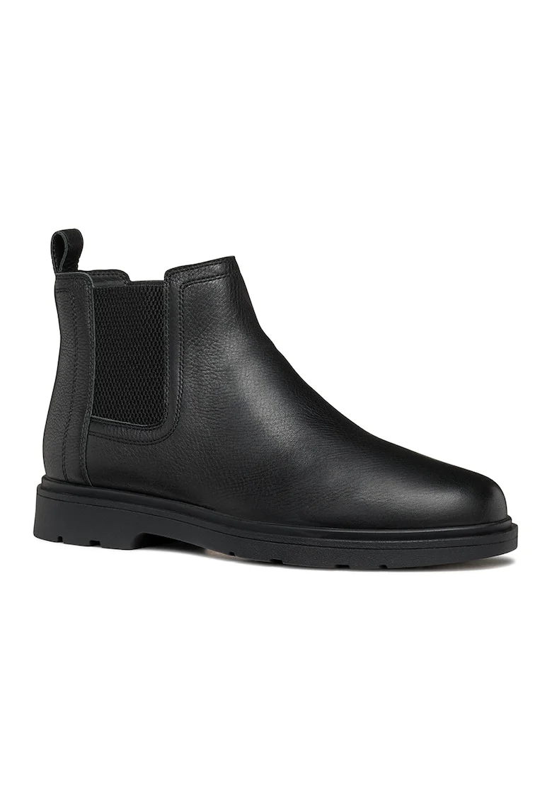 Ghete Chelsea de piele, Negru