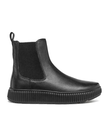 Ghete Chelsea de piele, Negru