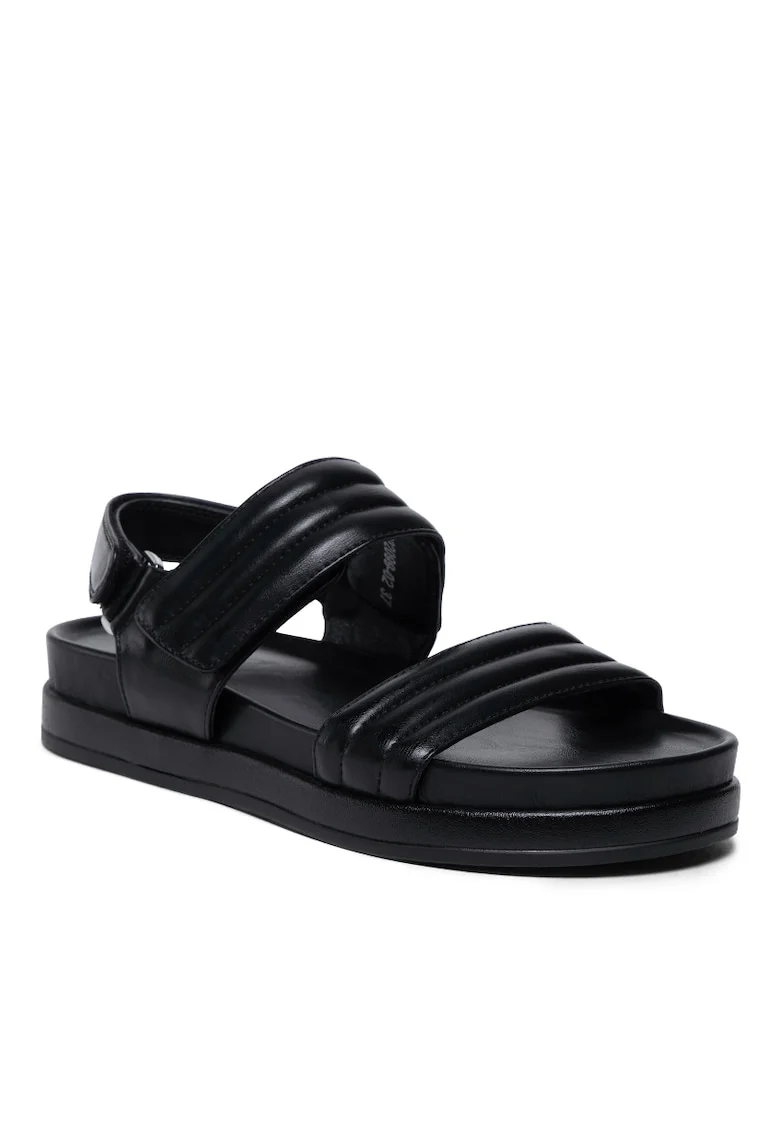 Sandale dama,  5904862722245, Piele ecologica, Negru