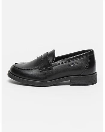 Pantofi loafer de piele Agata, Negru
