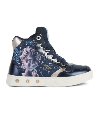 Pantofi sport high-top cu tematica Frozen Skylin, Auriu/Lila/Albastru