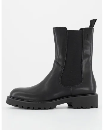 Ghete Chelsea de piele Kenova, Negru