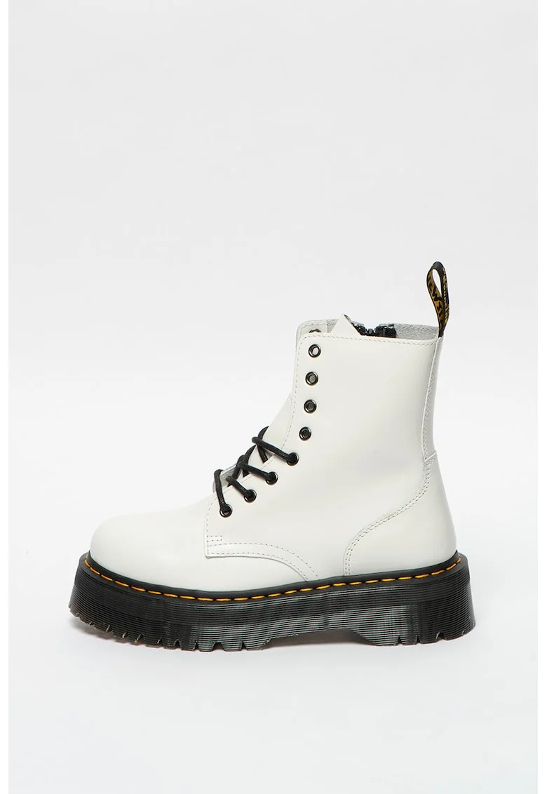 Bocanci flatform unisex de piele Jadon