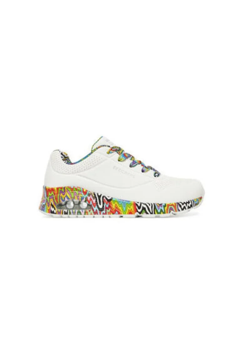 Pantofi sport dama  304743290, Piele ecologica, Alb, Alb
