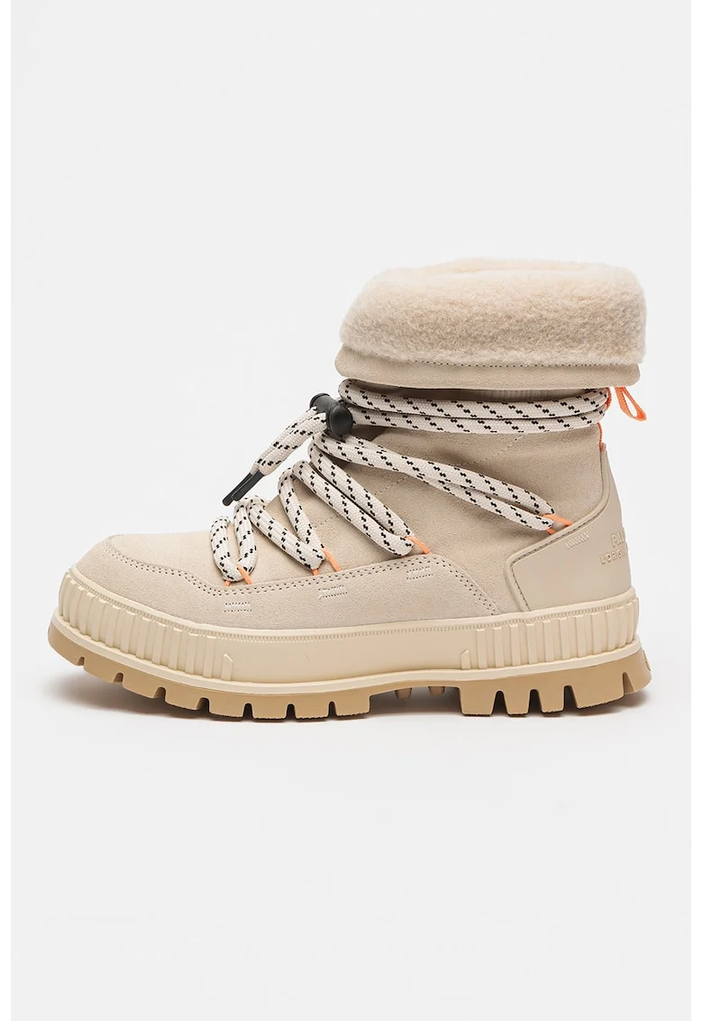 Cizme medii de piele intoarsa Pallashock Hiver