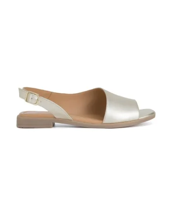 Sandale dama,  590559, Piele naturala, Auriu, Auriu