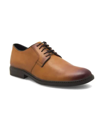 Pantofi barbati,  334828, Piele naturala, Maro