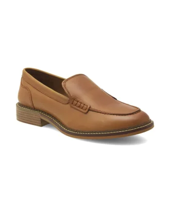 Mocasini dama,  331117, Piele naturala, Maro