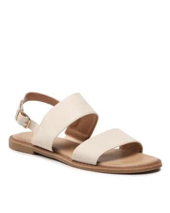 Sandale dama,  5904862803470, Piele ecologica, Bej