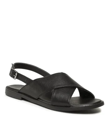 Sandale dama,  5904862784052, Piele ecologica, Negru
