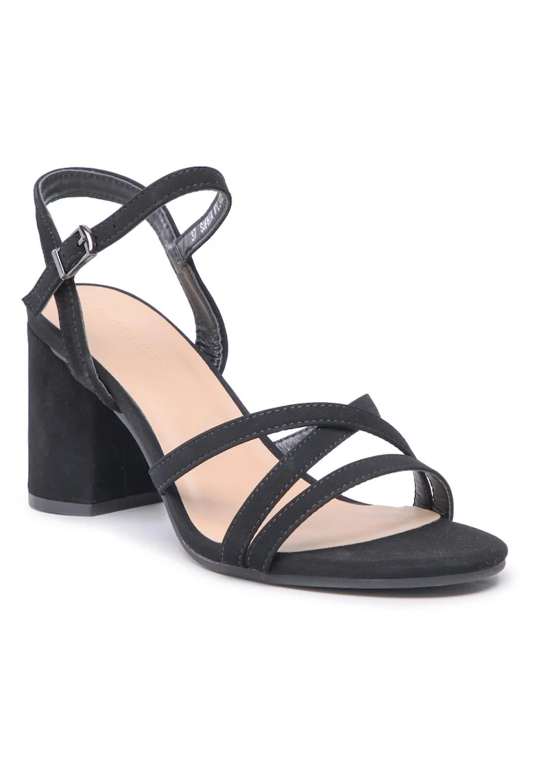 Sandale dama,  5904862602066, Textil, Negru