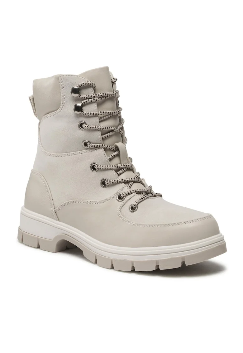 Botine dama,  5904862227887, Textil, Bej, Bej