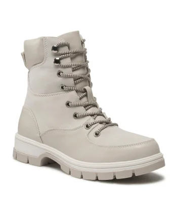 Botine dama,  5904862227887, Textil, Bej, Bej