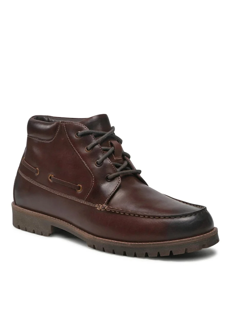 Pantofi barbati,  5904862154145, Piele naturala, maro, Maro