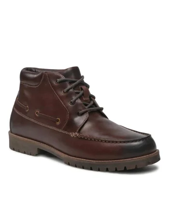 Pantofi barbati,  5904862154145, Piele naturala, maro, Maro