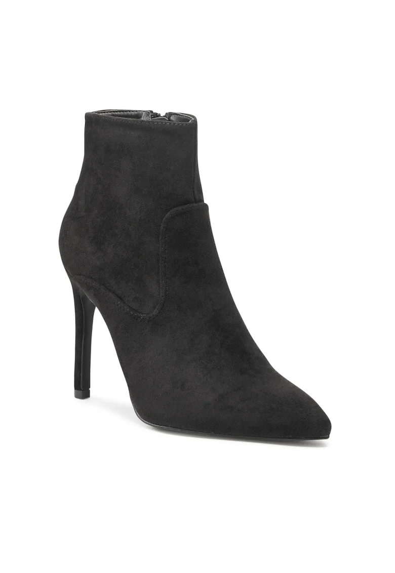 Botine dama,  5904248888626, Textil, Negru, Negru