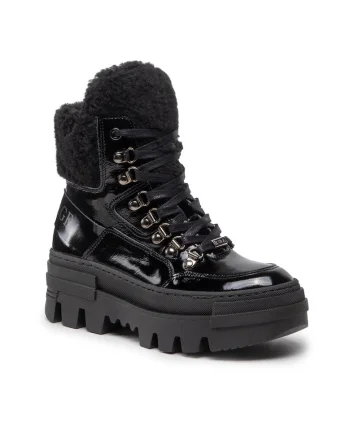 Ghete dama,  301518020, Piele naturala, Negru, Negru