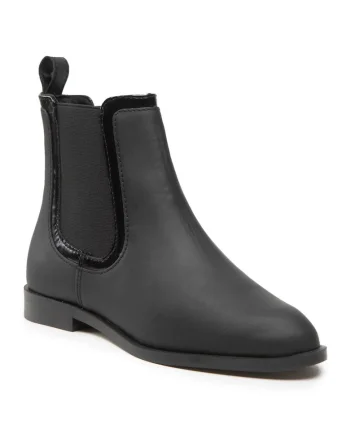 Ghete dama,  301504733, Piele naturala, Negru, Negru