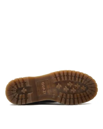 Ghete dama,  206975522, Negru, Piele naturala/Piele nabuc, Negru