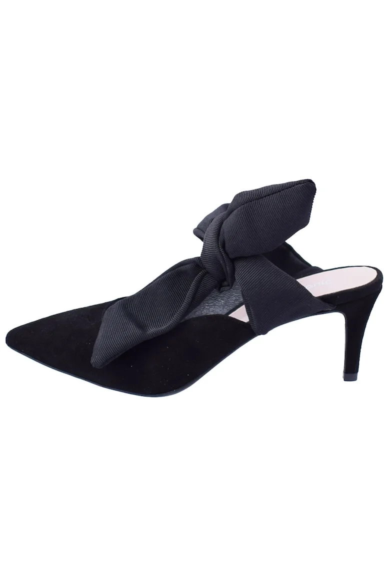 Pantofi dama, din piele naturala, marca  DLH775-AB3-1, negru, Negru