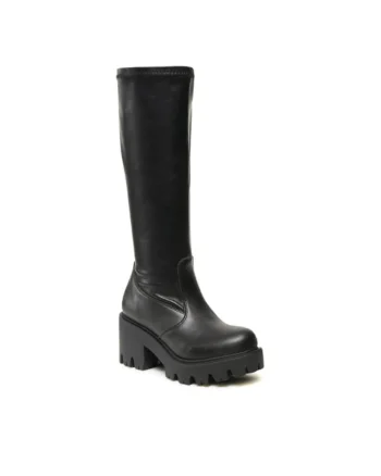 Cizme dama,  301100454, Negru, Piele ecologica, Negru
