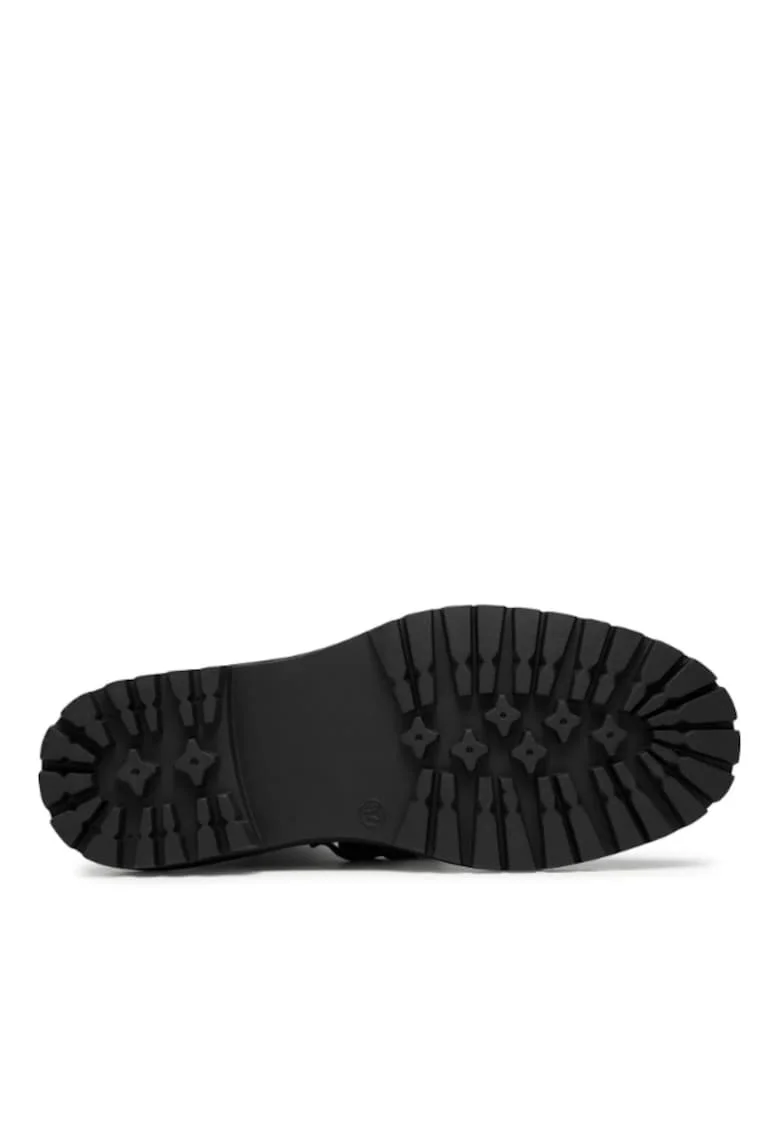 Ghete dama,  302909193, Negru, Piele ecologica, Negru