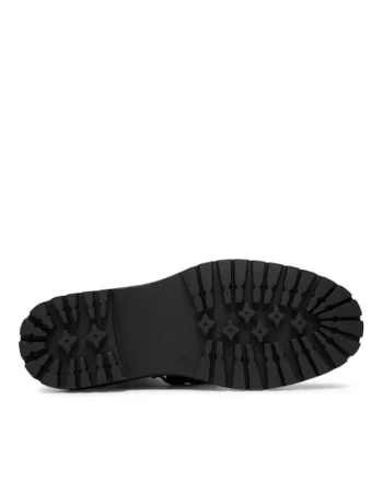 Ghete dama,  302909193, Negru, Piele ecologica, Negru