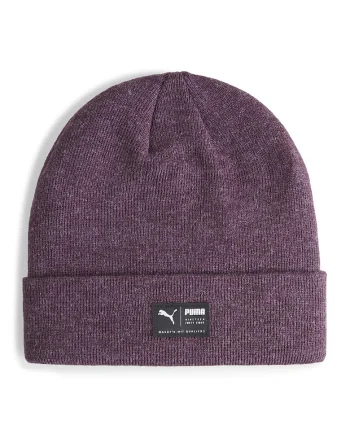 Caciula elastica unisex cu detaliu logo Archive Heather, Violet