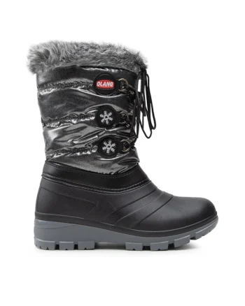 Botine dama,  3012812213940, Piele ecologica, Gri