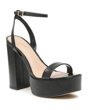 Sandale dama,  302019588, Piele naturala, Negru, Negru