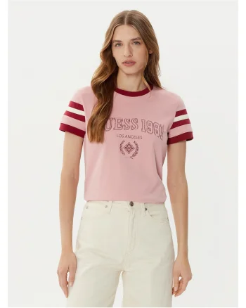 Tricou dama roz, bumbac, Roz