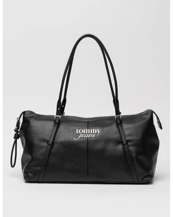 Geanta tote de piele ecologica Bolt, Negru