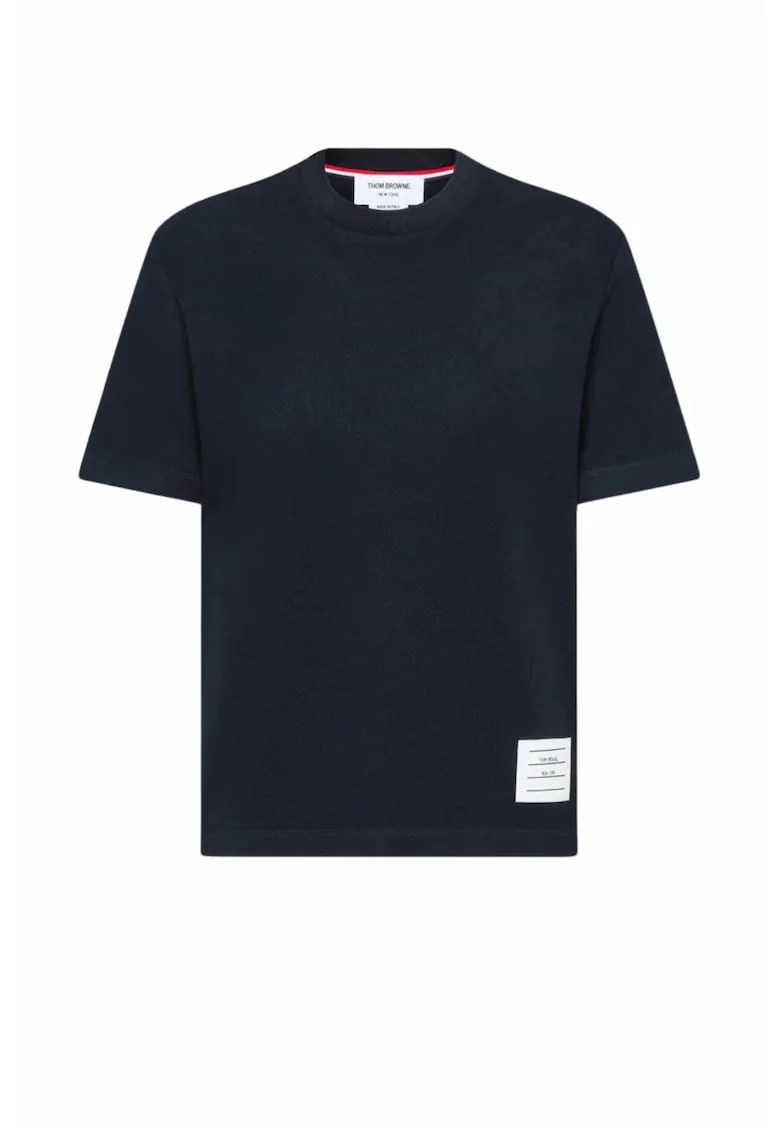 Tricou femei,  Classic Pique 4-Bar, Albastru inchis