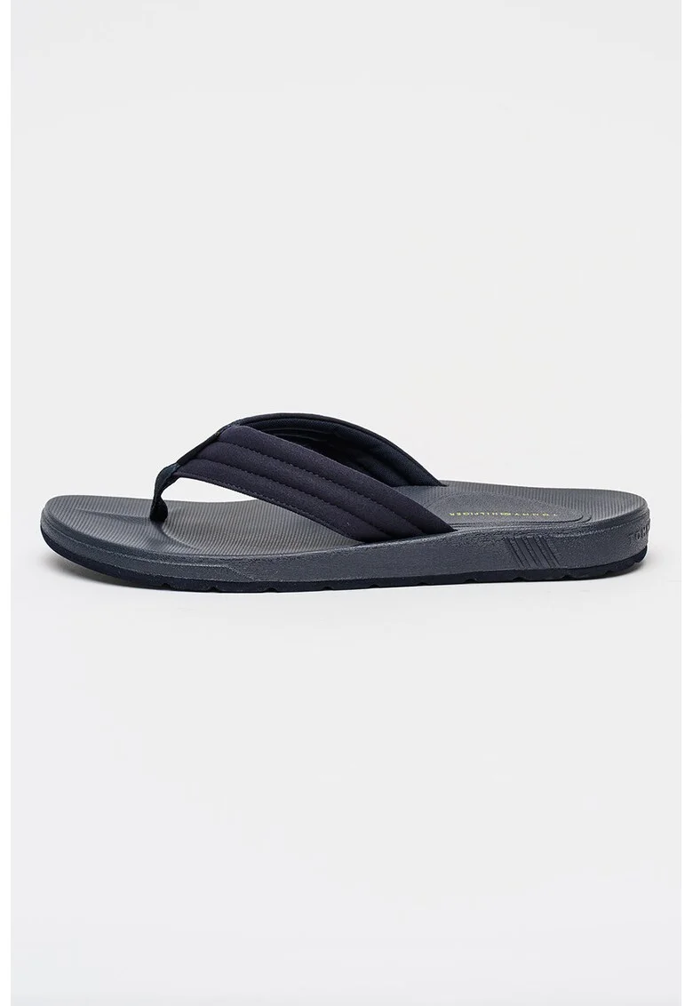 Papuci flip-flop cu logo, Bleumarin