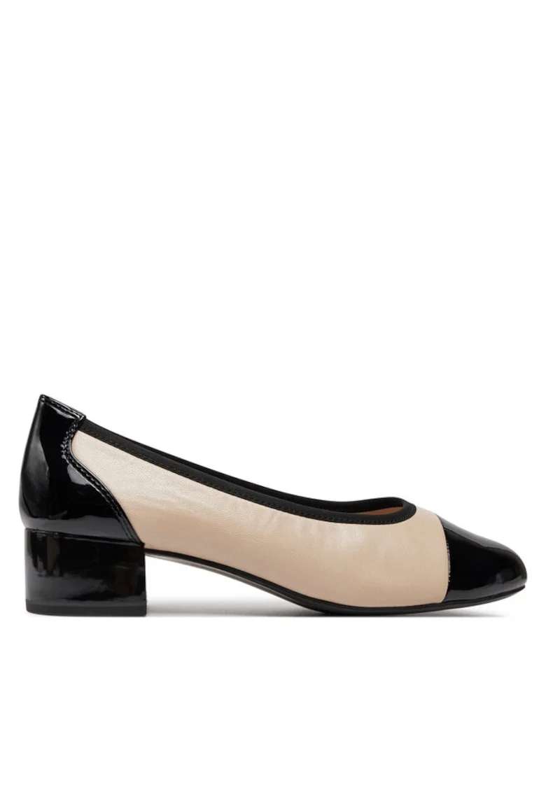Pantofi dama  303676292, Piele naturala, Bej