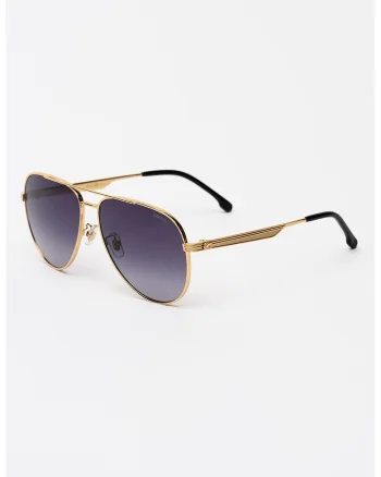 Ochelari de soare aviator cu lentile in degrade, Auriu