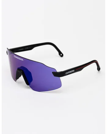 Ochelari de soare shield cu detaliu logo, Rosu/Negru